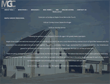 Tablet Screenshot of maplegrove-atglen.org